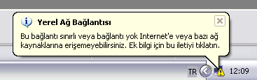 Sınırlı Bağlantı veya Sınırlı Erişim Çözümü