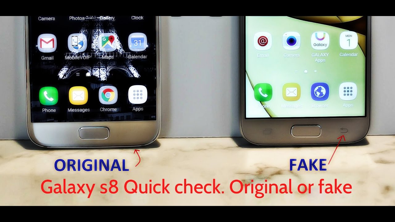 Replika S8 İle S8 Kıyaslama